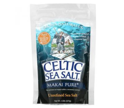 Celtic Sea Salt, Makai Pure, нерафинированная морская соль, 227 г (1/2 фунта)