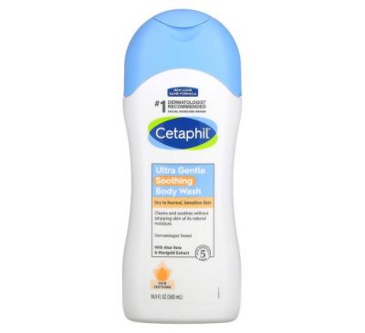 Cetaphil, Ultra Gentle, Soothing Body Wash, 16.9 fl oz (500 ml)