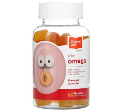 Chapter One, O is for Omega, Flavored Gummies, 60 Gummies