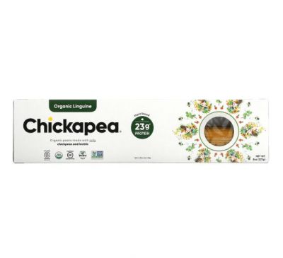 Chickapea, Органический лингвини, 227 г (8 унций)