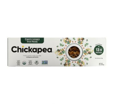 Chickapea, органічна лазанья, 227 г (8 унцій)