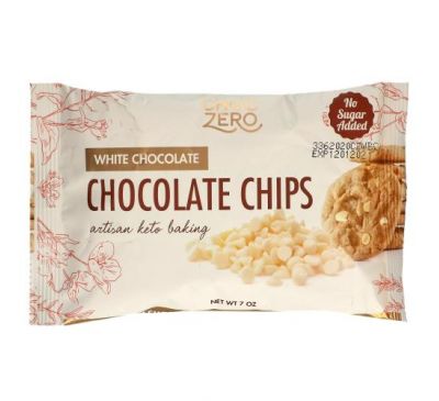 ChocZero, White Chocolate Chips, 7 oz