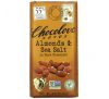 Chocolove, Мигдаль і морська сіль у темному шоколаді, 55% какао, 90 г (3,2 унції)