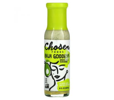 Chosen Foods, Baja Goddess Dressing & Marinade, Jalapeno Garlic & Pure Avocado Oil, 8 fl oz (237 ml)