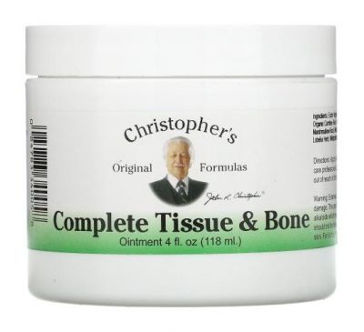 Christopher's Original Formulas, Complete Tissue & Bone Ointment, 4 fl oz (118 ml)