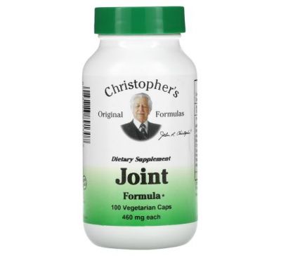 Christopher's Original Formulas, Joint Formula, 460 mg, 100 Vegetarian Caps