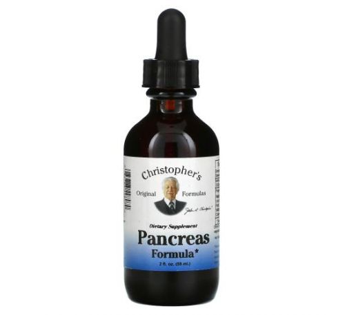 Christopher's Original Formulas, Pancreas Formula, 2 fl oz (59 ml)