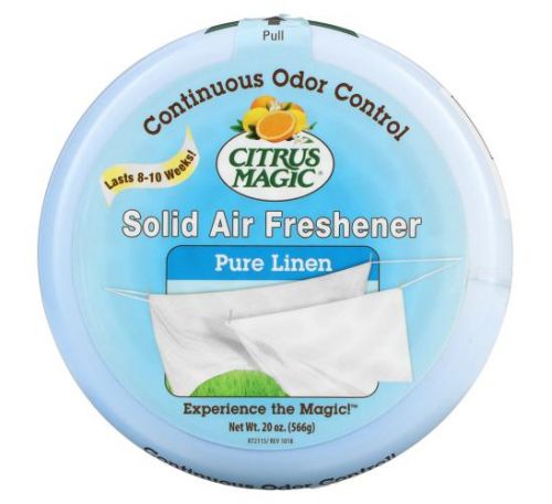 Citrus Magic, Solid Air Freshener, Pure Linen, 20 oz (566 g)
