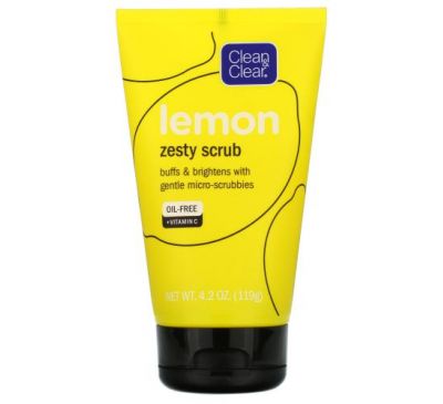 Clean & Clear, Lemon Zesty Scrub, 4.2 oz (119 g)