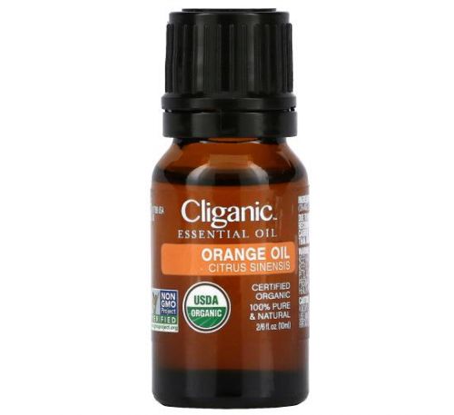 Cliganic, 100% Pure Essential Oil, Orange,  0.33 fl oz (10 ml)