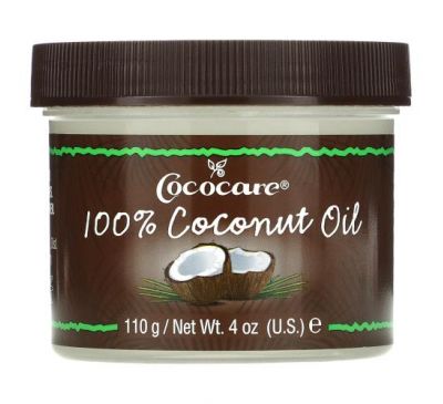 Cococare, 100% Кокосовое масло, 4 унции (110 г)