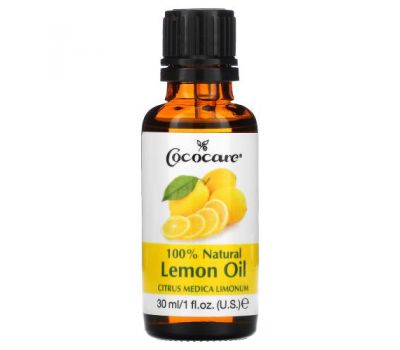 Cococare, Citrus Medica Limonum, 100% натуральное лимонное масло, 30 мл (1 жидк. унция)