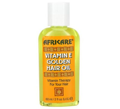 Cococare, Africare, золотистое масло для волос с витамином Е, 60 мл (2 жидк. унции)