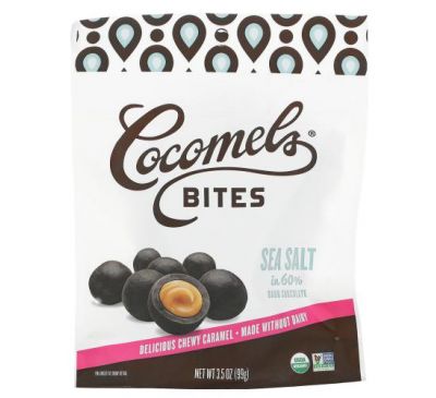 Cocomels, Coconut Milk Caramels, Bites, Sea Salt, 3.5 oz (99 g)