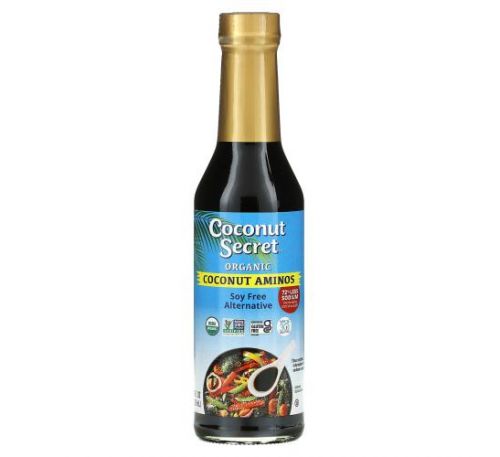Coconut Secret, Coconut Aminos, органічний кокосовий соус без сої, 237 мл (8 рідк. унцій)