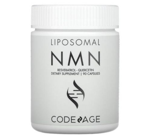 Codeage, Liposomal NMN, Resveratrol, Quercetin, 90 Capsules