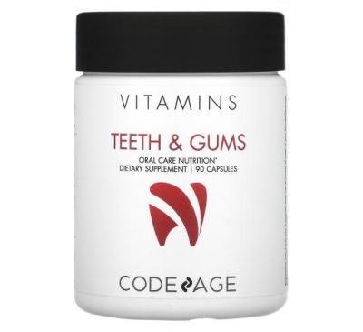 Codeage, Vitamins, Teeth & Gums, Oral Care Nutrition, 90 Capsules
