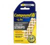 Compound W, Wart Remover, One Step Strips, Maximum Strength, For Kids, Ages 3+, 10 Medicated Strips