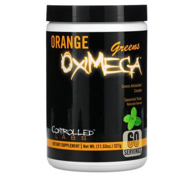Controlled Labs, Orange OxiMega, Greens Antioxidant Complex, Spearmint, 11.53 oz (327 g)