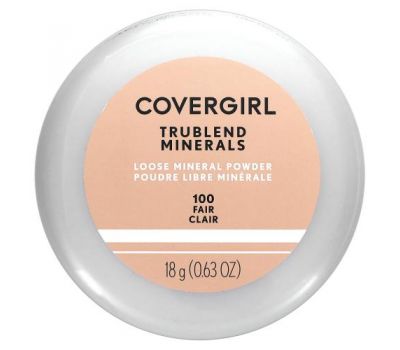 Covergirl, Trublend, рассыпчатая минеральная пудра, оттенок 405 «Светлый», 18 г (0,63 унции)