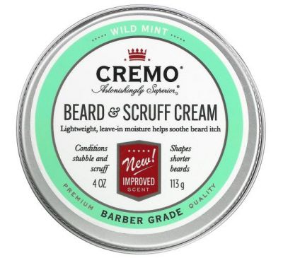 Cremo, Beard & Scruff Cream, Wild Mint,  4 oz (113 g)