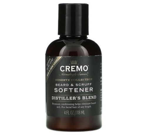 Cremo, Beard & Scruff Softener, Distiller's Blend, Reserve Blend, 4 fl oz (118 ml)