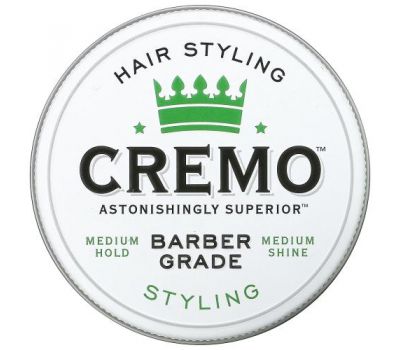 Cremo, Premium Barber Grade Hair Styling Cream, 4 oz (113 g)