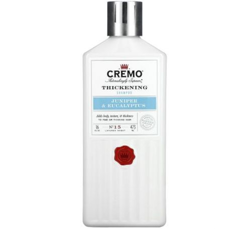 Cremo, Thickening Shampoo, No. 15, Juniper & Eucalyptus,  16 fl oz (473 ml)
