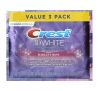 Crest, 3D White, Fluoride Anticavity Toothpaste, Radiant Mint, 3 Pack, 3.8 oz (107 g) Each