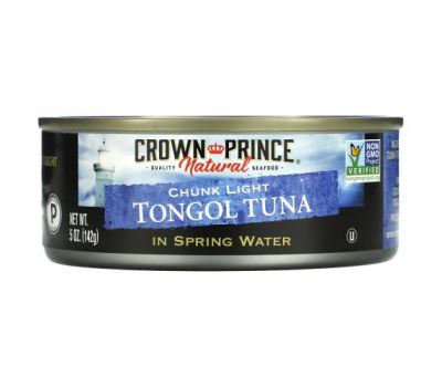 Crown Prince Natural, австралійський тунець, дієтичний, у джерельній воді, 142 г (5 унцій)