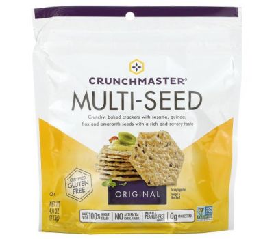 Crunchmaster, Multi-Seed Crackers, Original, 4 oz (113 g)