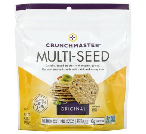 Crunchmaster, Multi-Seed Crackers, Original, 4 oz (113 g)