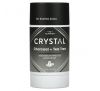 Crystal Body Deodorant, Magnesium Enriched Deodorant, Charcoal + Tea Tree, 2.5 oz (70 g)