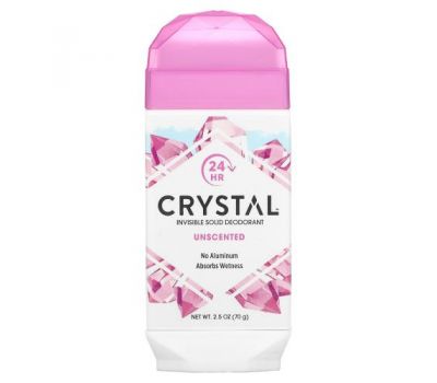 Crystal Body Deodorant, натуральний дезодорант, без запаху, 70 г (2,5 унції)