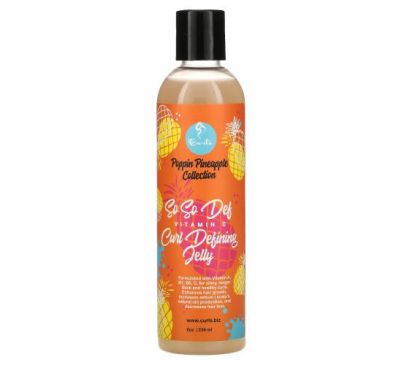Curls, Poppin Pineapple Collection, So So Def, Vitamin C, Curl Defining Jelly, 8 oz (236 ml)