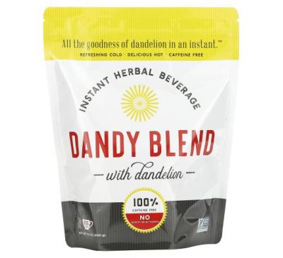 Dandy Blend, Растворимый травяной напиток с одуванчиком, без кофеина, 400 г (14,1 унции)