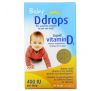 Ddrops, Baby, рідкий вітамін D3, для дітей, 400 МО, 90 крапель, 2,5 мл (0,08 рідк. унції)