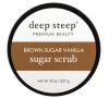 Deep Steep, Sugar Scrub, Brown Sugar Vanilla, 8 oz (227 g)