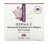Derma E, Advanced Peptides & Collagen Eye Cream , 1/2 oz (14 g)