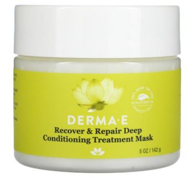 Derma E, Восстанавливающая и восстанавливающая маска для глубокого кондиционирования, 142 г (5 унций)