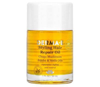 Derma E, Styling Hair Repair Oil, 1 fl oz (30 ml)