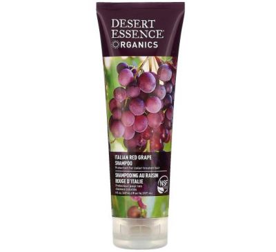 Desert Essence, Organics, шампунь, італійський червоний виноград, 237 мл (8 рідк. унцій)