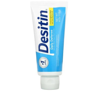 Desitin, крем від пелюшкового дерматиту, щоденний захист, 113 г (4 унції)