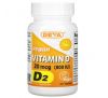Deva, Vegan Vitamin D, D2, 20 mcg (800 IU), 90 Tablets