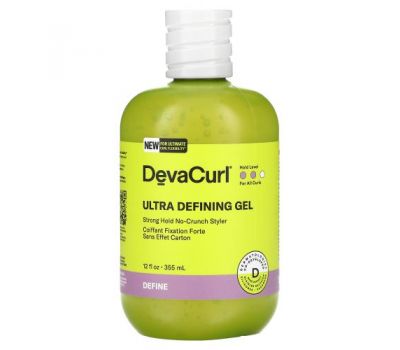 DevaCurl, Ultra Defining Gel, Strong Hold No-Crunch Styler, 12 fl oz (355 ml)