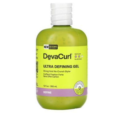 DevaCurl, Ultra Defining Gel, Strong Hold No-Crunch Styler, 12 fl oz (355 ml)