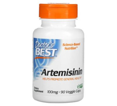 Doctor's Best, артемізинін, 100 мг, 90 рослинних капсул
