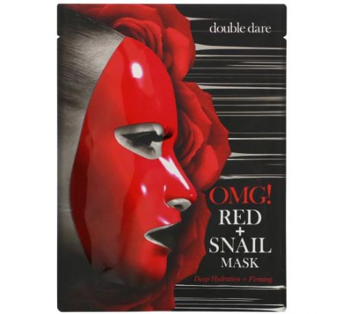 Double Dare, Red Snail Beauty Mask, 1 Sheet, 0.92 oz (26 g)