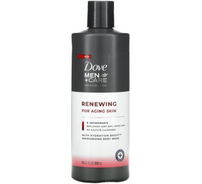Dove, Men+Care, Renewing, Moisturizing Body Wash, 18 fl oz (532 ml)
