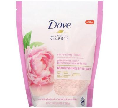 Dove, Nourishing Secrets, Nourishing Bath Salts, Peony and Rose Scent, 28 oz (793 g)